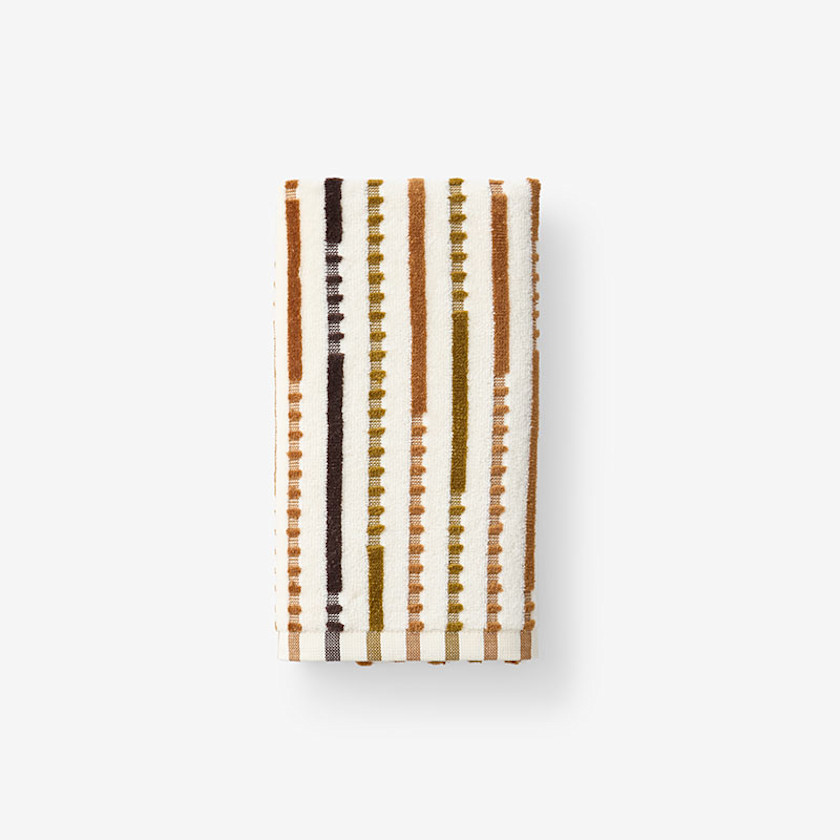 Stripe Velour Bath Towel