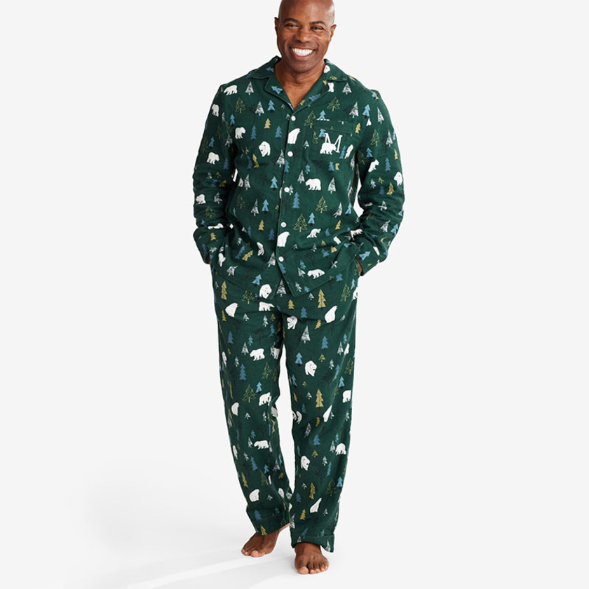 Matching Family Flannel Mens Classic PJ Set The Company Store