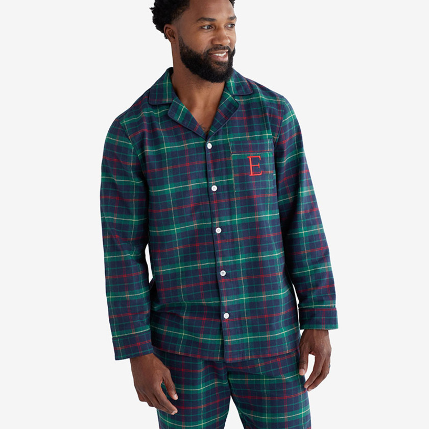 Matching Family Flannel Mens Classic PJ Set The Company Store
