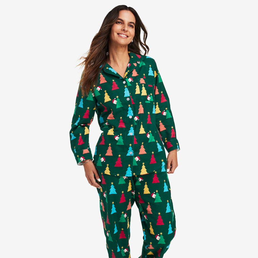 Matching Family Flannel Women s Classic PJ Set The Company Store