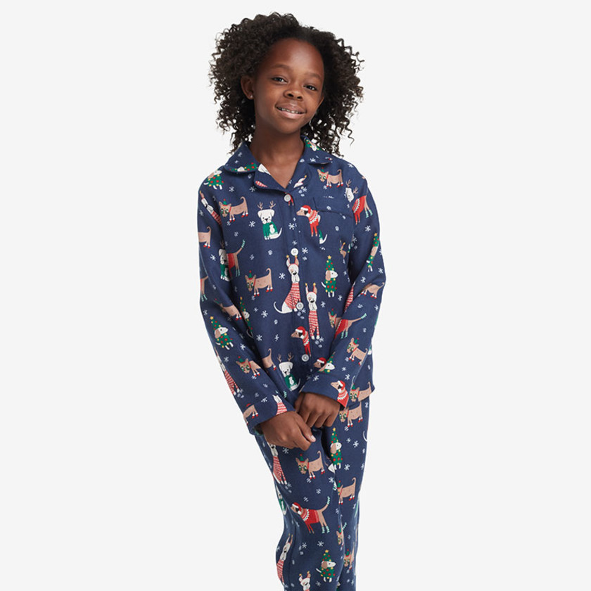 Family Flannel Kid's Classic Pajama Set