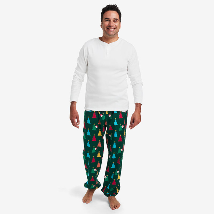 Family Flannel Men's Henley Pajama Set