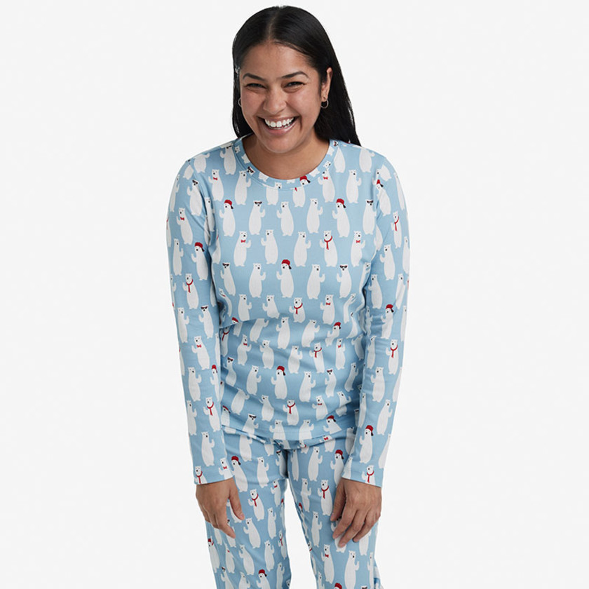 Family Printed Peruvian Cotton Women's Pajama Set