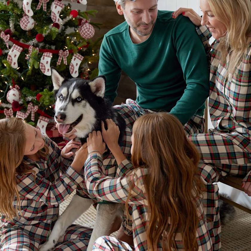 Family Flannel Women's Button-Down Pajama Set,Idyllwild
