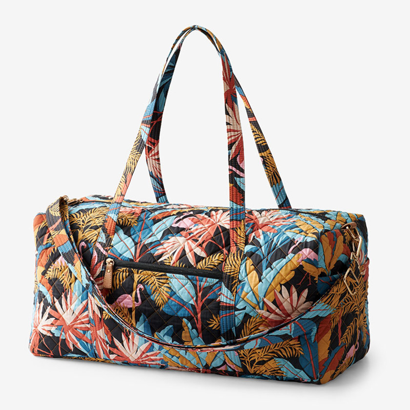 Quilted Cotton Print Duffel Bag The Company Store