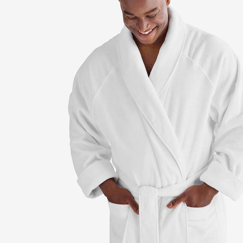 Velour Terry Men’s Robe