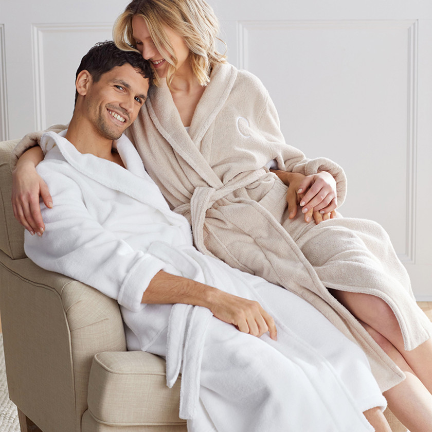 Women's Long Robe - White, XXL,White