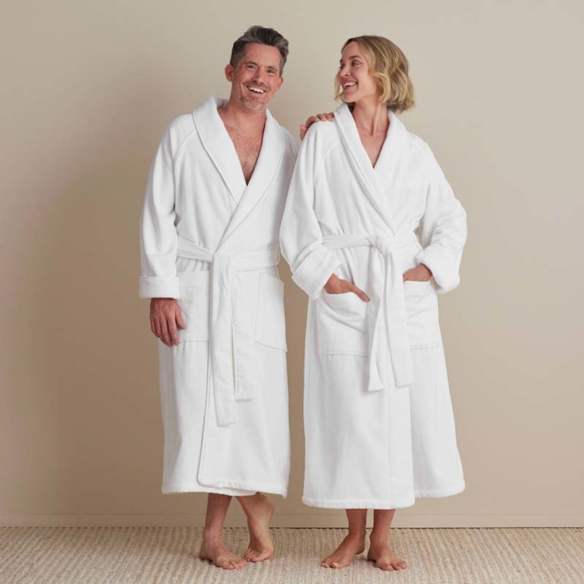 Velour Terry Unisex Robe