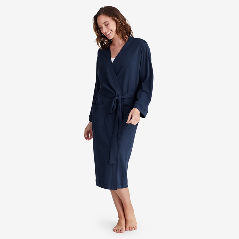 Pima Cotton Women's Kimono Robe