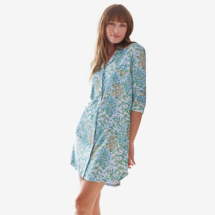 TENCEL™ Modal Jersey Knit Nightshirt - Wildwood, XXL,Wildwood