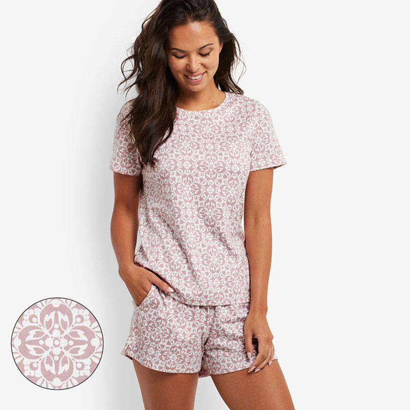 Cotton printed shorts on sale