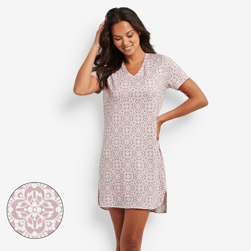 Printed Pima Cotton Nightshirt