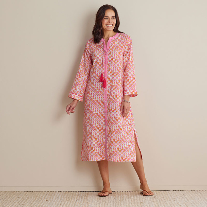 Printed Voile Women's Caftan