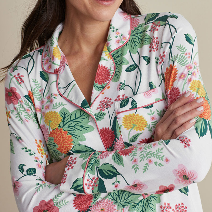 TENCEL™ Modal Jersey Knit Women's Pajama Set - Dahlia, XXL,Dahlia