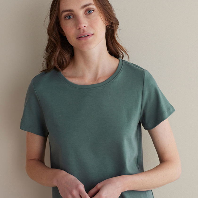 Pima Cotton Shorts Set - Green Mist, XS,Green Mist