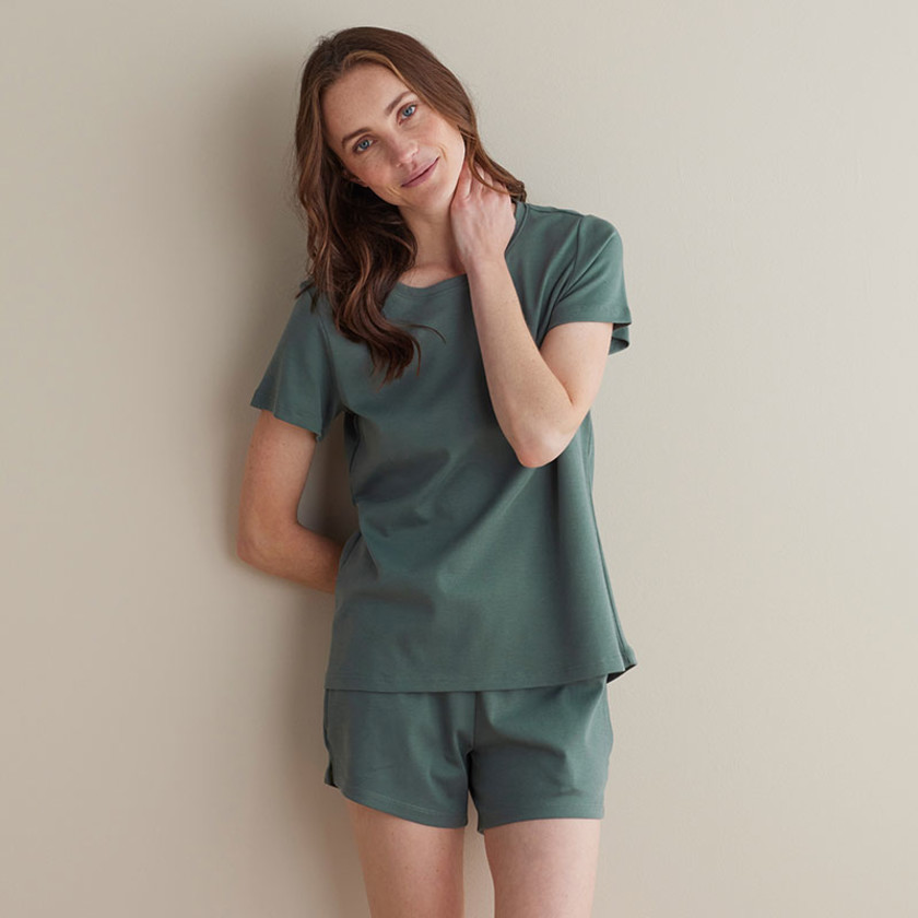 Pima Cotton Shorts Set