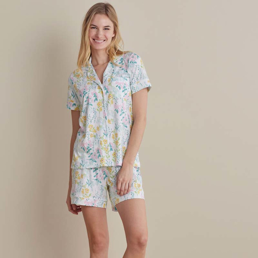 Cotton Modal Women's Shorts Set