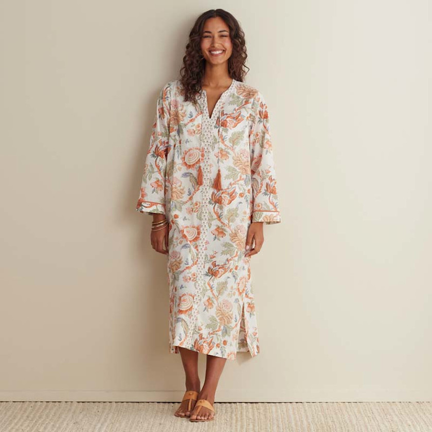 Printed Voile Women's Caftan