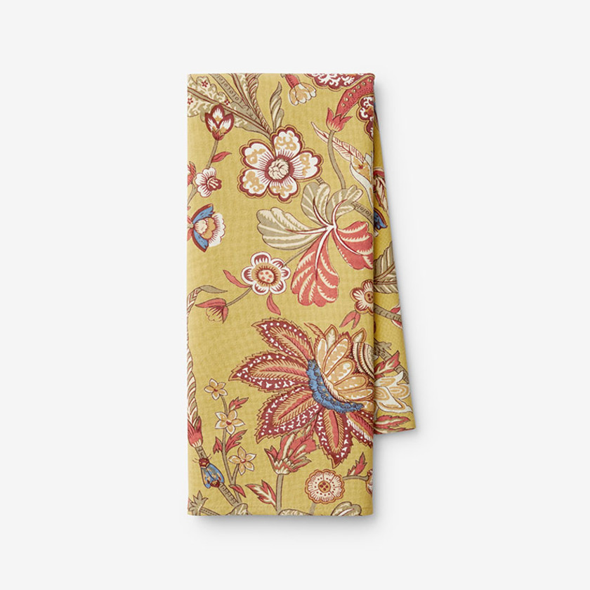 Garden Floral Cotton Tea Towel