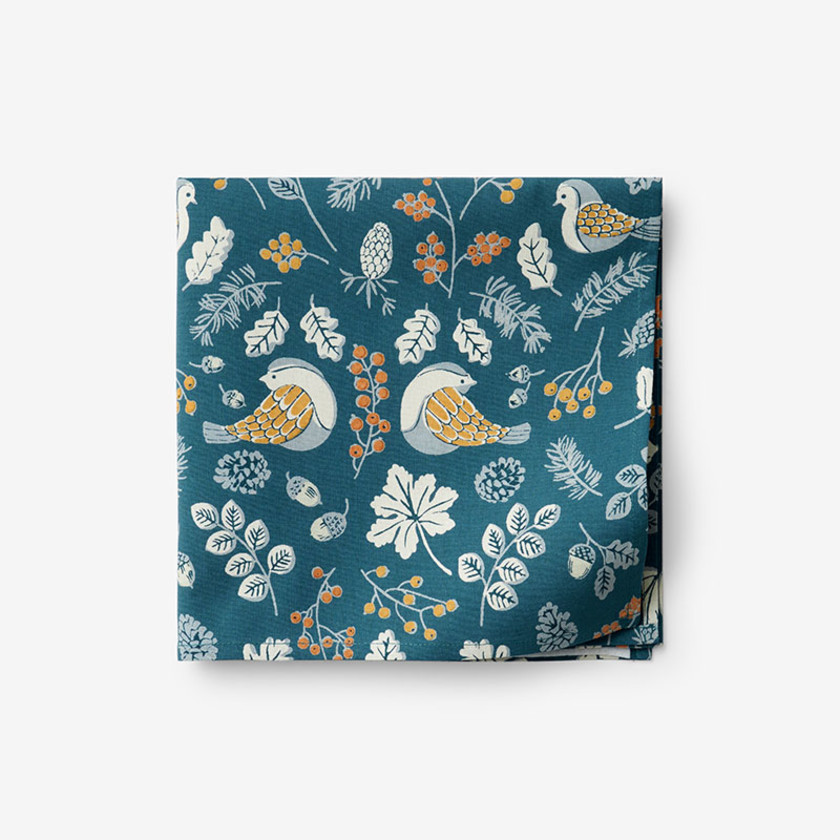 Seasonal Printed Cotton Napkins, Set of 4