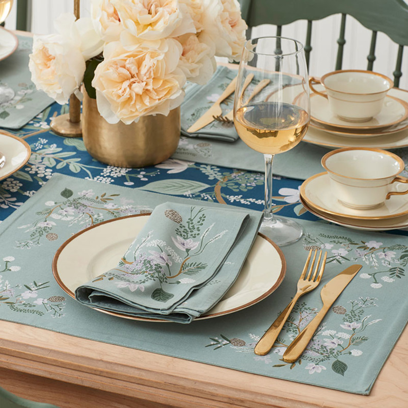 Juniper Forest Placemats, Set of 4 - Sage,Sage