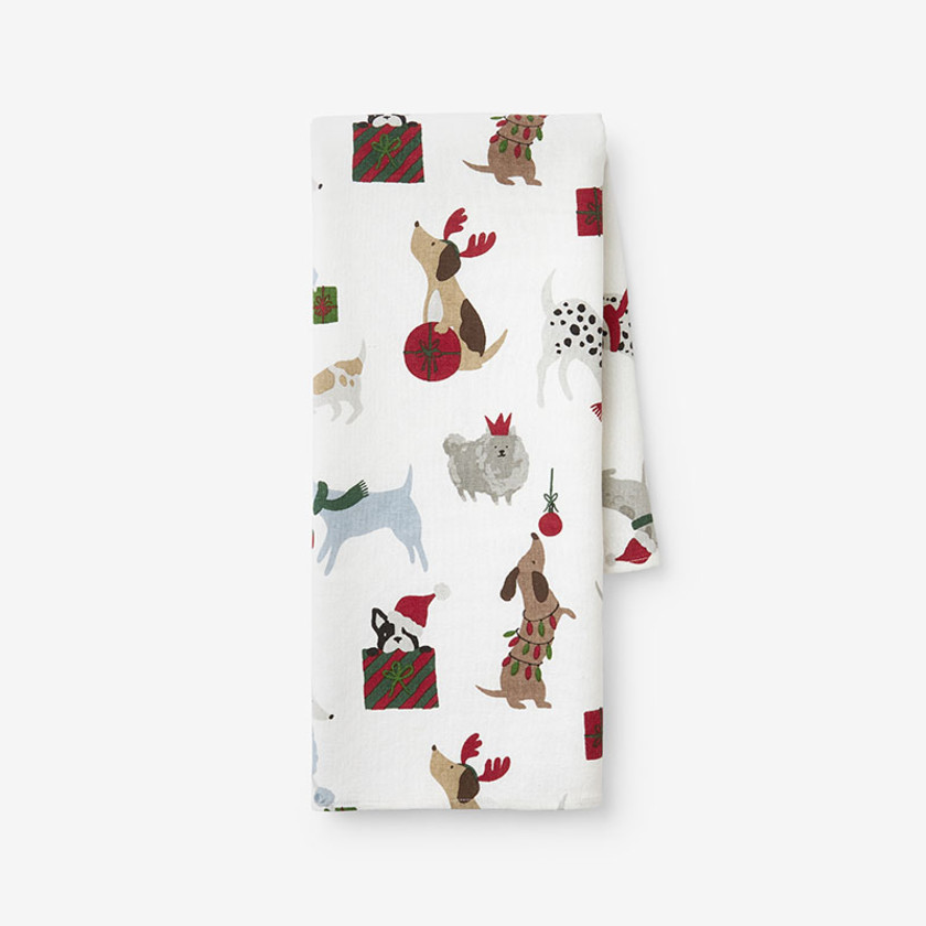 Holiday Printed Cotton Tea Towel