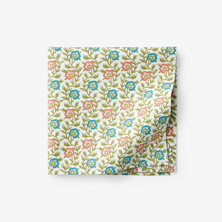 Garden Floral Cotton Napkins, Set of 4