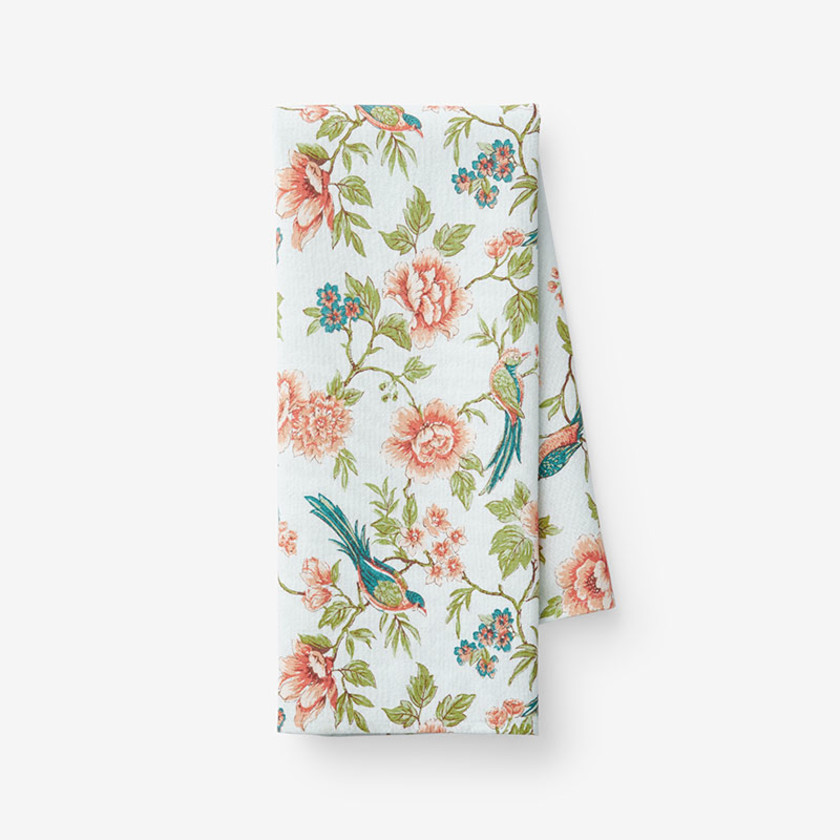 Garden Floral Cotton Tea Towel