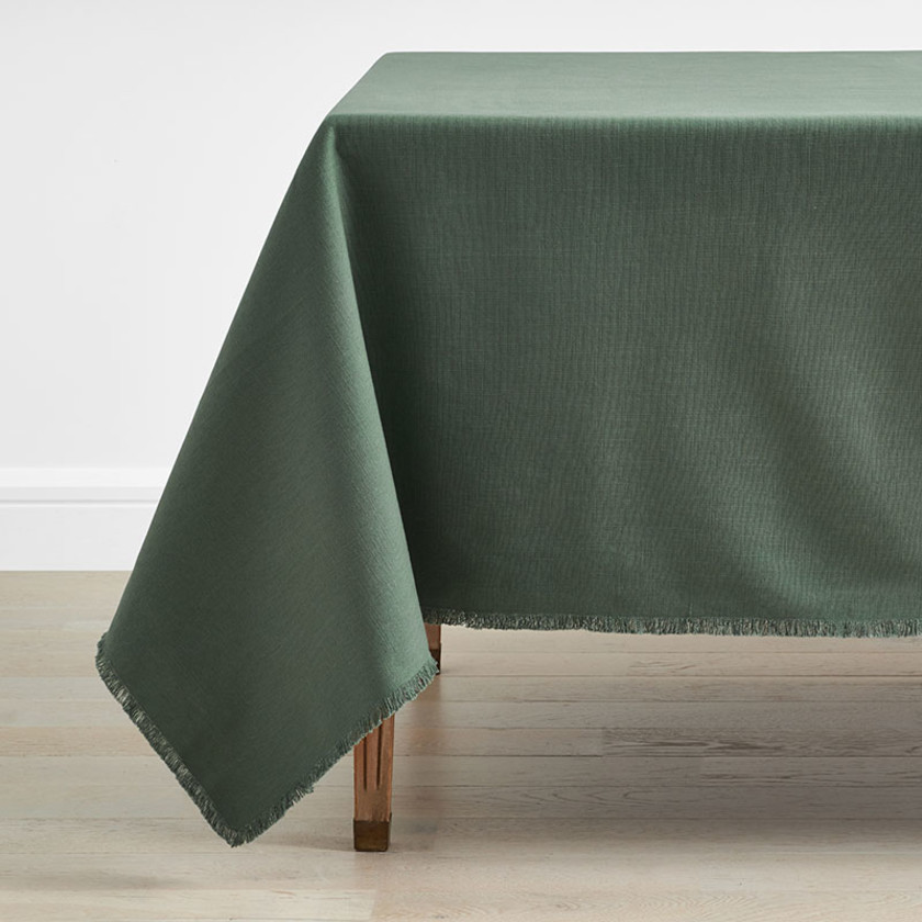 Solid Fringe Tablecloth