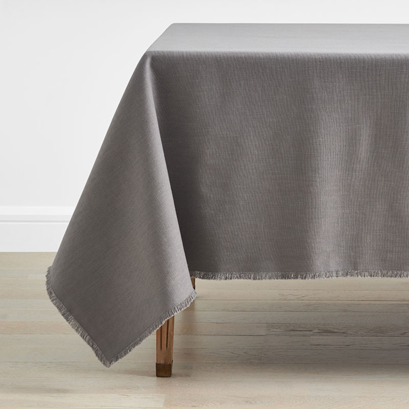 Solid Fringe Tablecloth