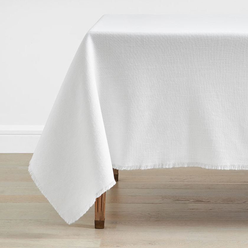 Solid Fringe Tablecloth