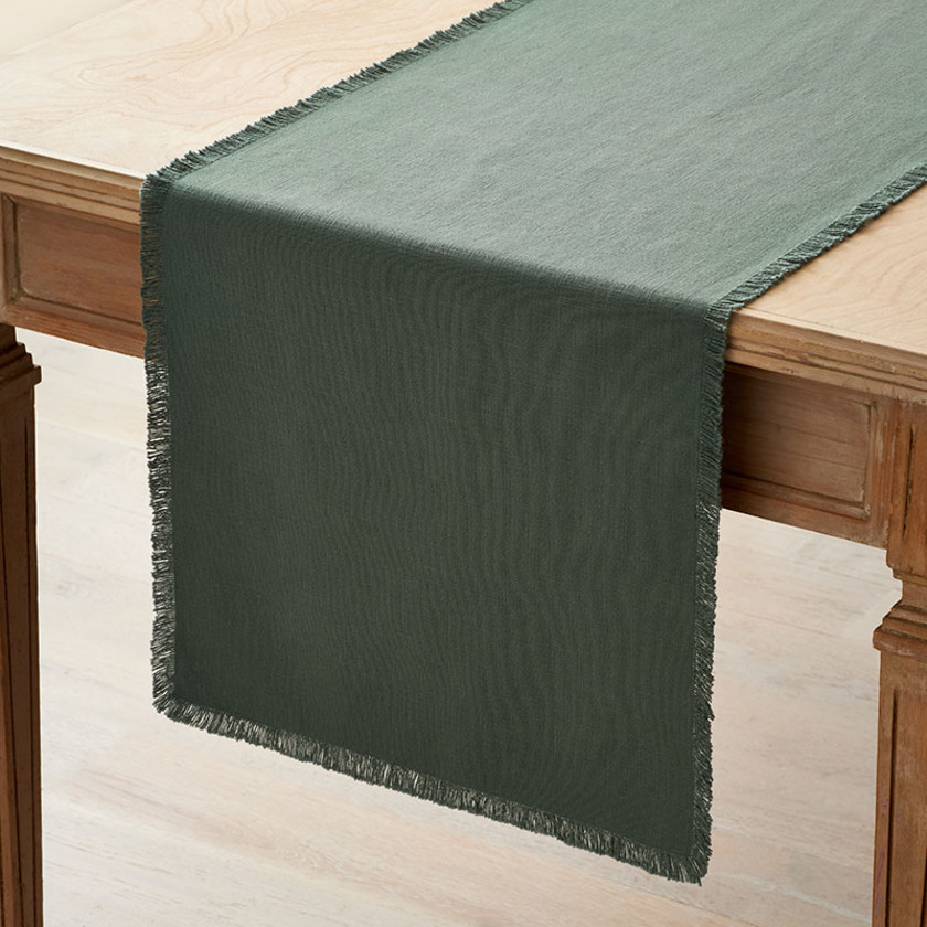 Solid Fringe Table Runner