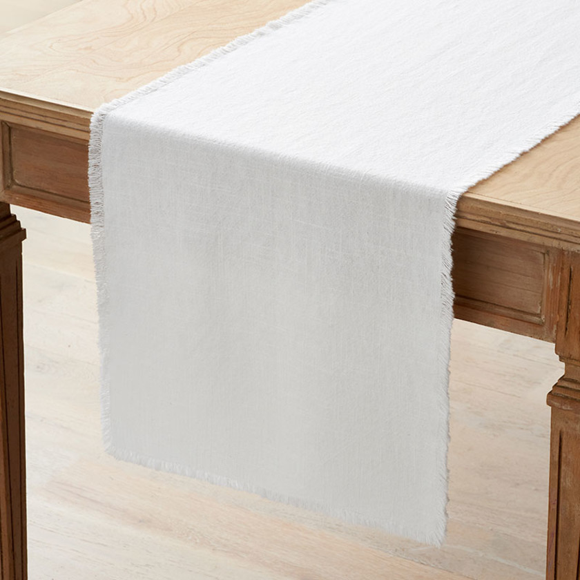 Solid Fringe Table Runner