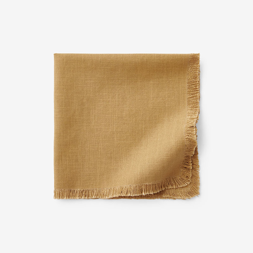Solid Fringe Napkins, Set of 4