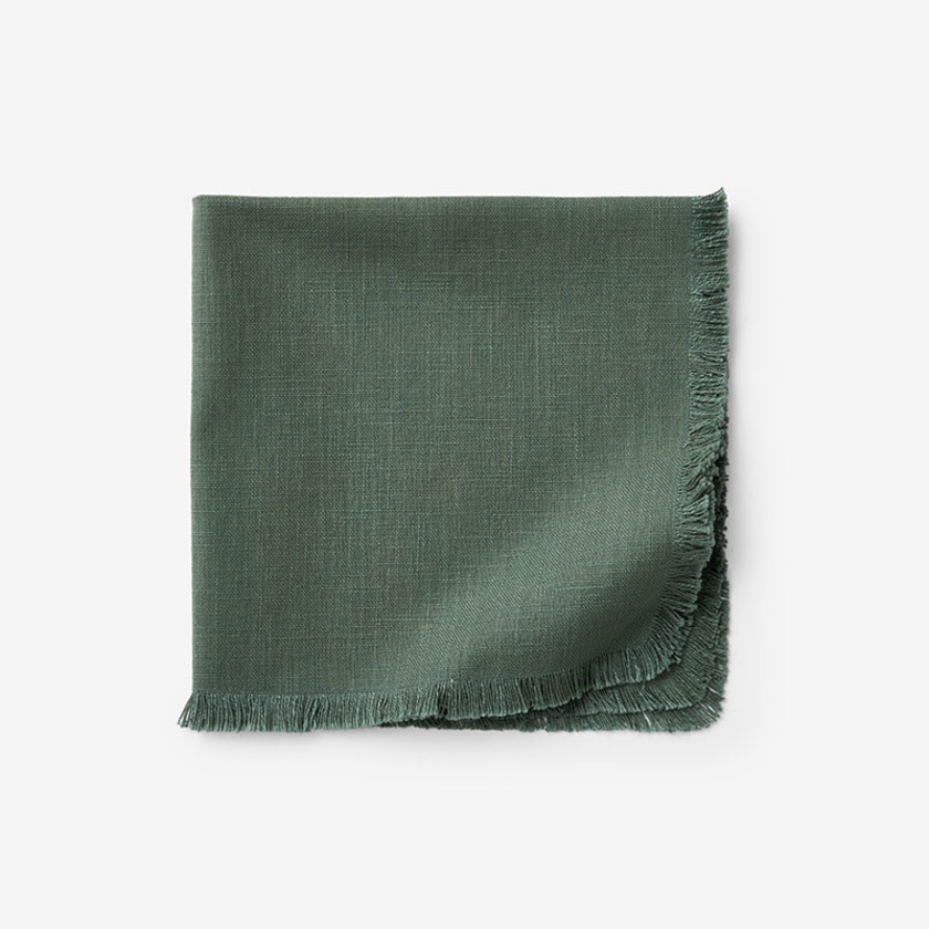 Solid Fringe Napkins, Set of 4