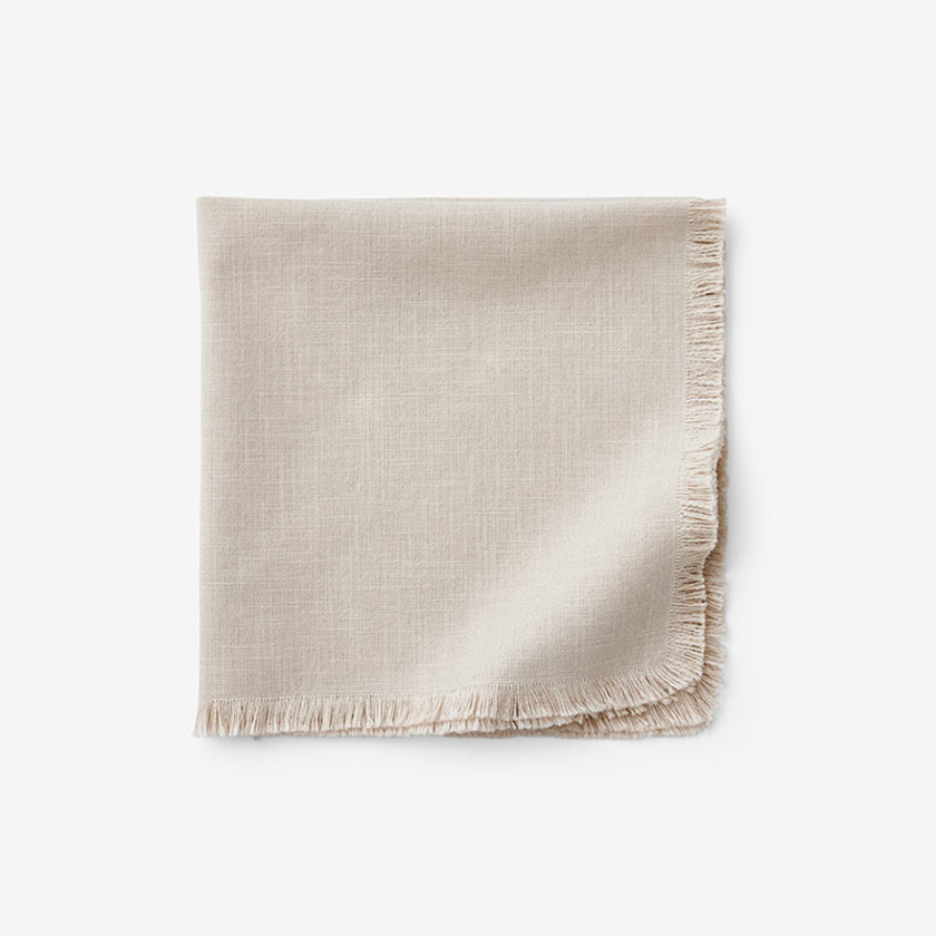 Solid Fringe Napkins, Set of 4
