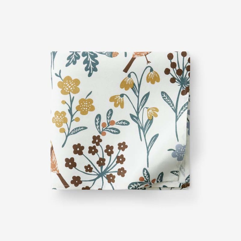 Seasonal Printed Cotton Napkins, Set of 4