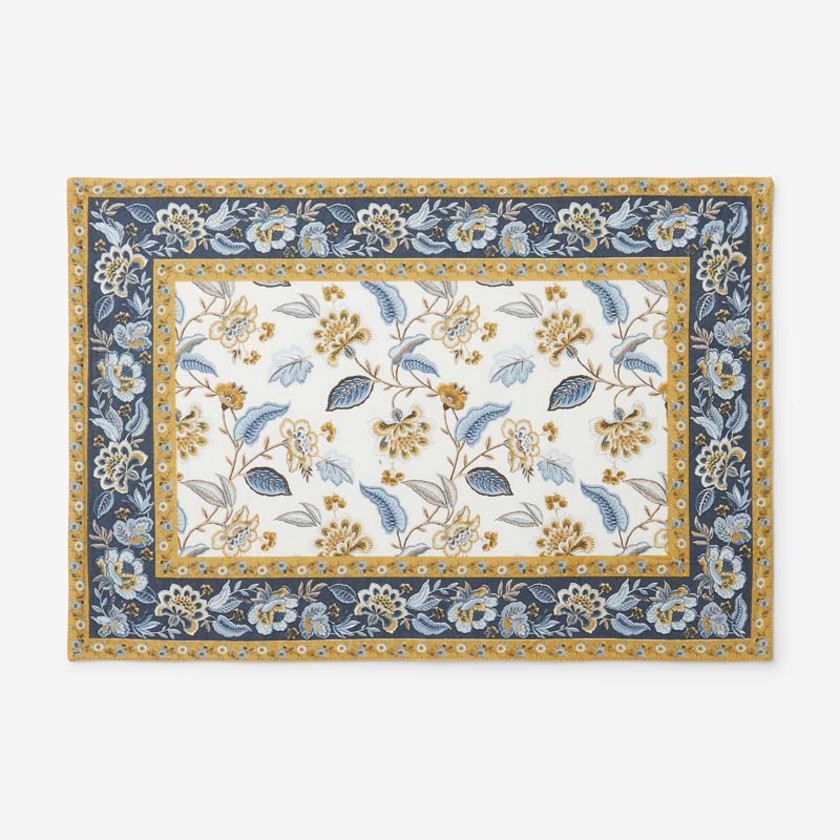 Garden Floral Cotton Placemats, Set of 4