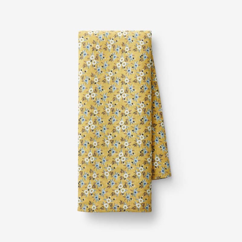 Garden Floral Cotton Tea Towel