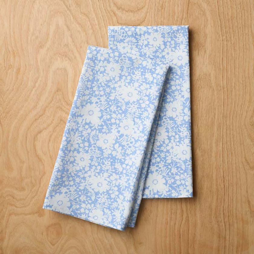 Garden Floral Cotton Tea Towels, Set of 2