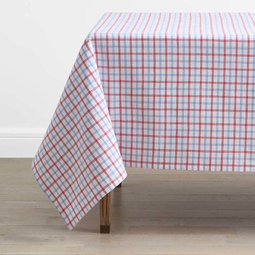 Classic Plaids Yarn-Dyed Tablecloth