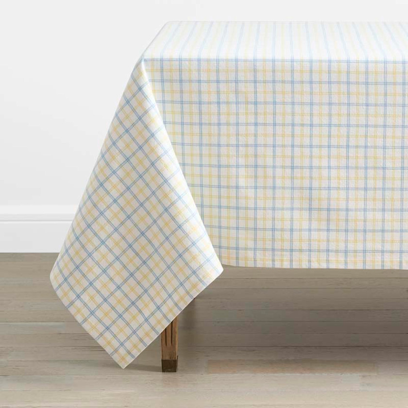 Classic Plaids Yarn-Dyed Tablecloth