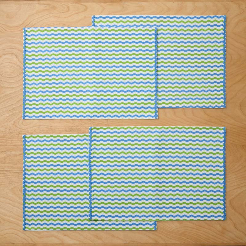 Arienna Wave Placemats, Set of 4