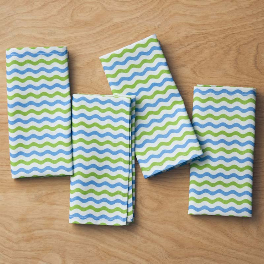 Arienna Wave Napkins, Set of 4