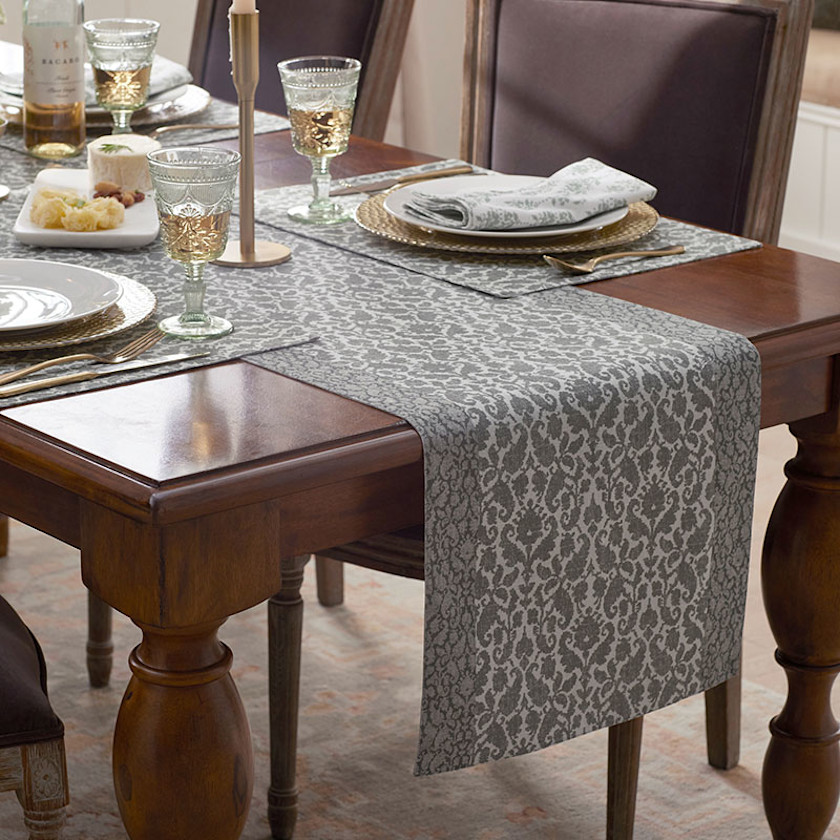 Charming Flower Table Runner - Delightful Flower, 16 in. x 108 in.,Delightful Flower