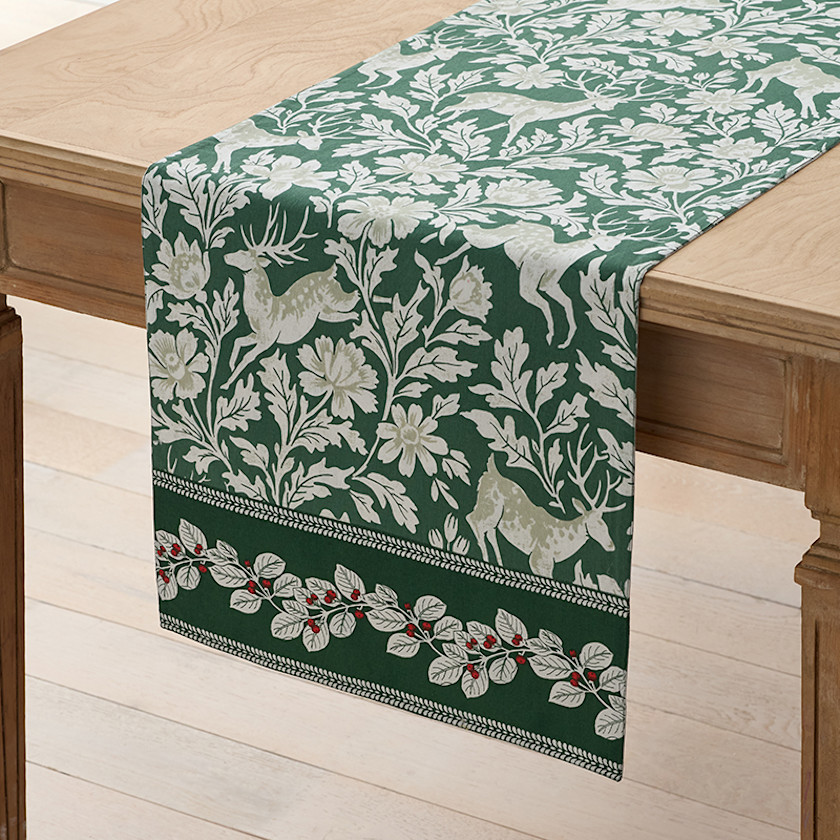 Deer Walk Reversible Table Runner