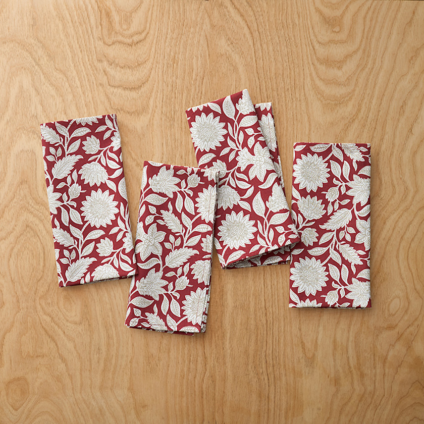 Floral Garden Napkins, Set of 4