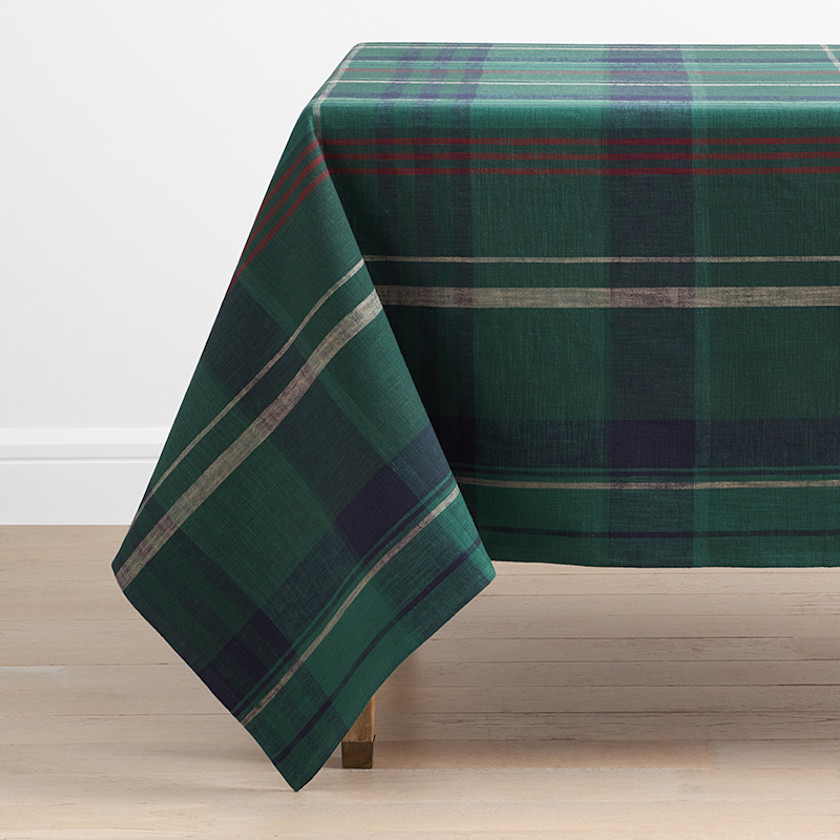Henrietta Large Plaid Tablecloth