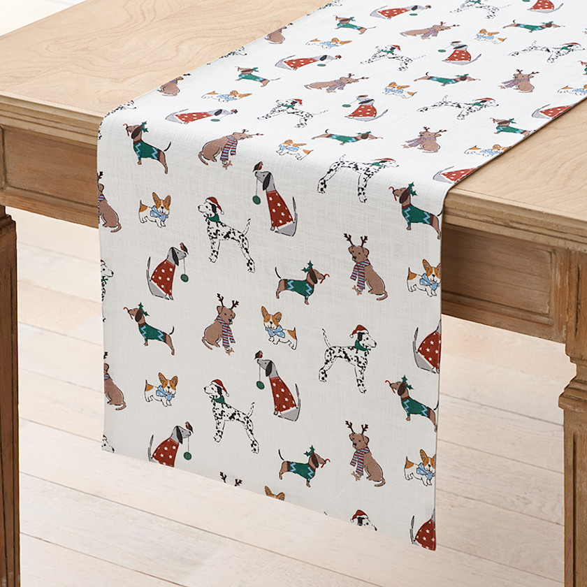 Holiday Pup Table Runner