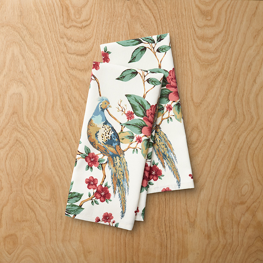 Elegant Pheasant Tea Towels, Set of 2